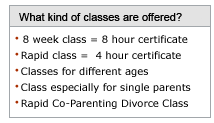 What kind of classes are offered?